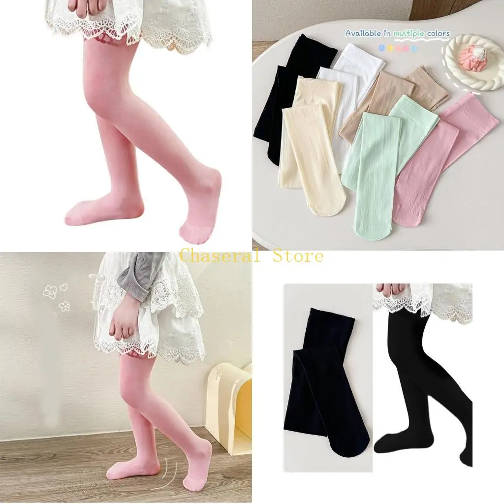 

E7CE Kids Pantyhose Soft Stretchy Fabric Dance Practice Girls Comfortable Stockings
