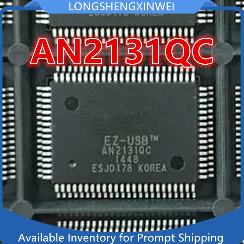 1PCS AN2131QC AN2131 QFP-80 USB Bus Interface Chip in Stock