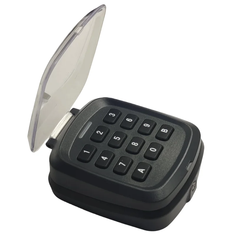 Garage door opener keyboard (7in1) for replacing linear multi code green/orange/red/purple/yellow learning buttons or Dip switch