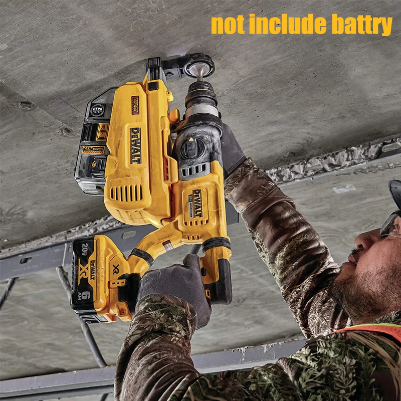 DeWalt20vコードレスロータリーハンマードツールdch263 dwh205dh sdsとブラシレスモーター1/8インチ電気錠解体ハンマーインパクトドリル