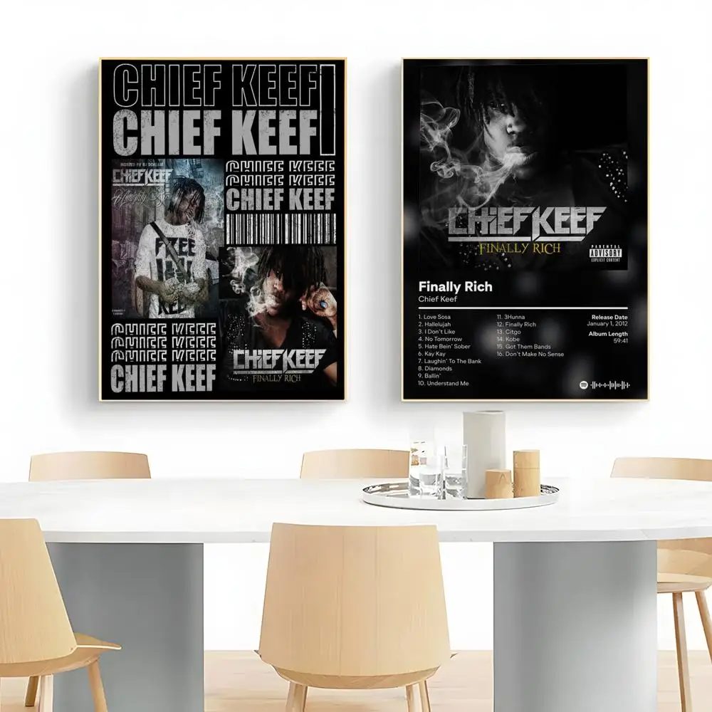 Rapper Chief Keef Poster Wall Art Print Decorative Mural Home Decor Gift Unframed