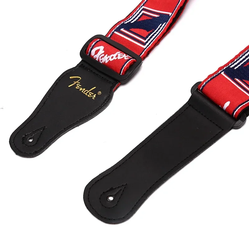 Electric Guitar Strap Leather Instrument Adjustable Upgraded Ends Accessories High-end Ukulele Bass Musical Instruments Sports