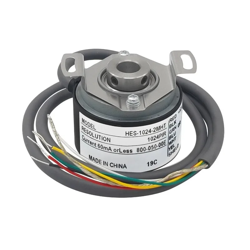 High Precision Industrial Incremental Hollow Shaft Rotary Encoder HES-1024-2MHT Servo Motor Feedback Sensor