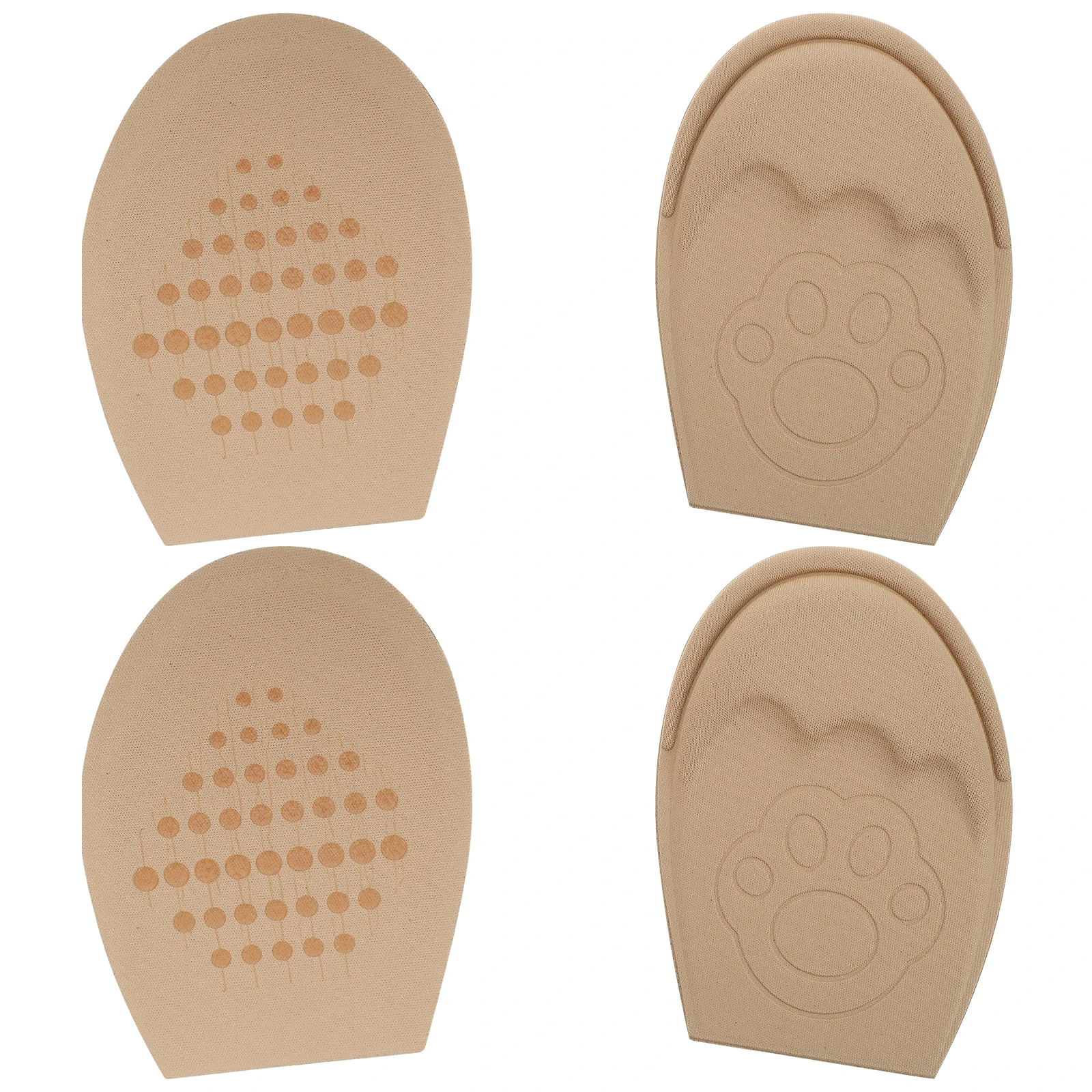 

2 Pairs Anti-Slip Half Size Insoles Comfortable Impact Resistant Protect Feet High Heels Boots Flats Mens Shoes Sneakers