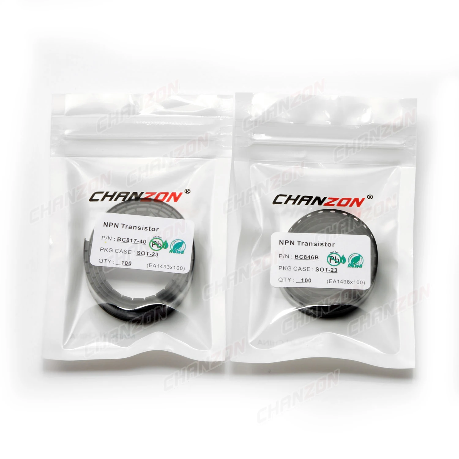 100Pcs Mmbt3904 S8050 S8550 Bc817 Ss8550 2Sa1015 Bc847 Ss8050 C945 S9014 Bc807 S9018 Mmbt2222A S9013 2Sc945 SOT-23 Transistor image 4