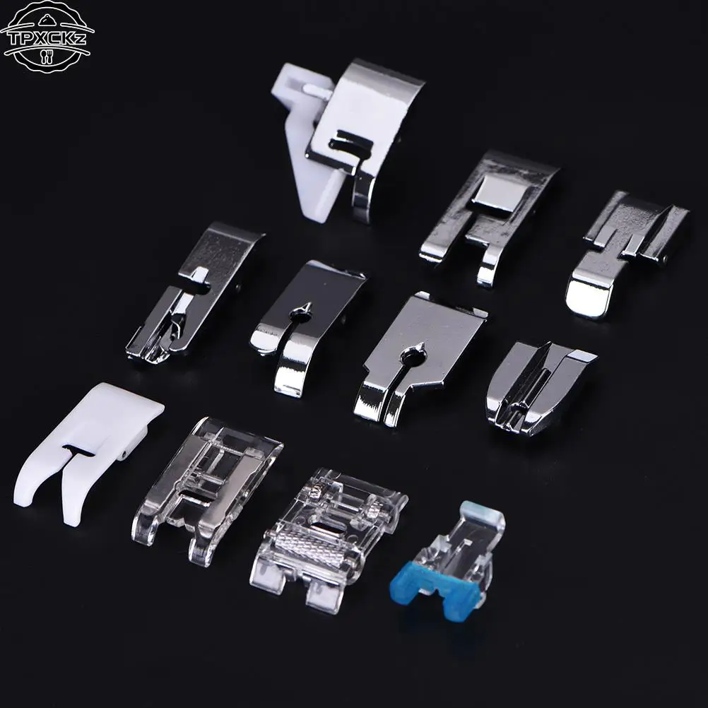 11Pcs/Set Mini Sewing Machine Presser Foot Set Sewing Multi-Function Tools