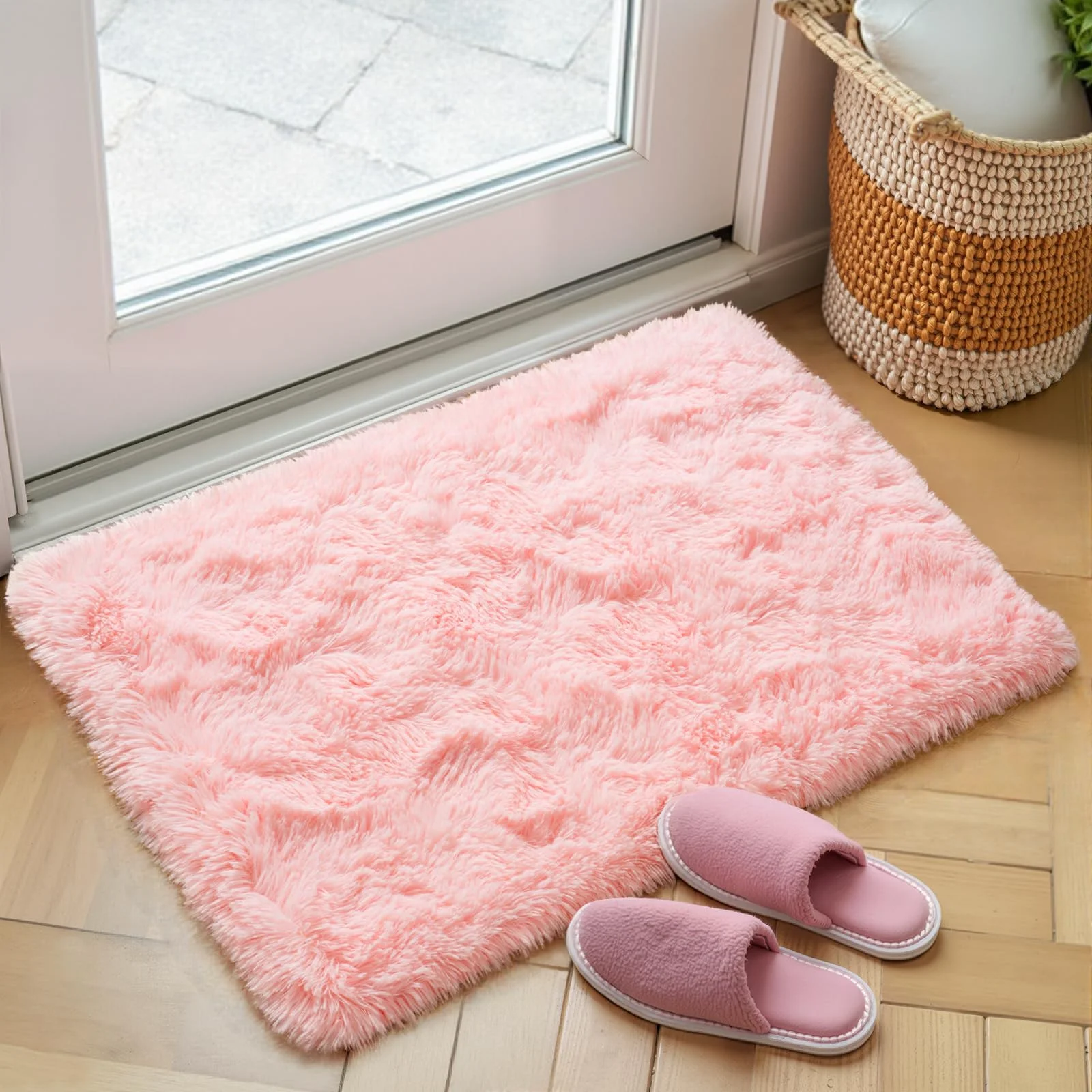 سجادة أرضية ناعمة فاخرة من الصوف من فيكاما، مناسبة لسجاد السرير في غرف النوم، وسجاد أقدام الأريكة وسجاد ديكور المنزل. #3