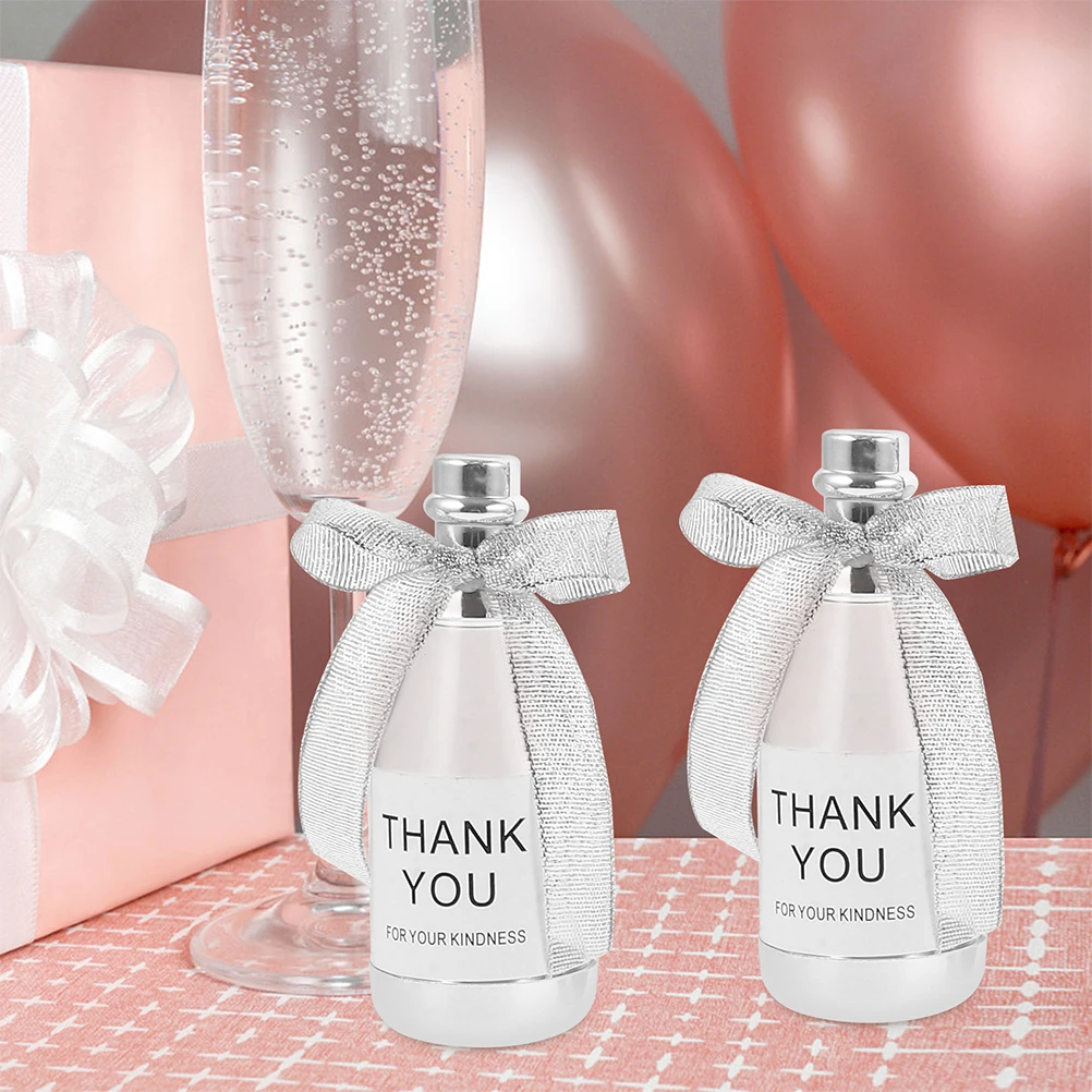 

12 Pcs Bottle Wedding Candy Box Clear Plastic Party Party Candy Container Favors Reusable Containers Gifts