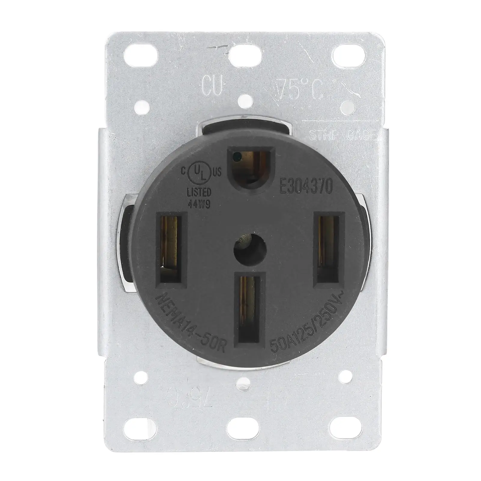 American Industrial Receptacle NEMA 14-50R 50A 125V/250V Power Outlet Wire Connector