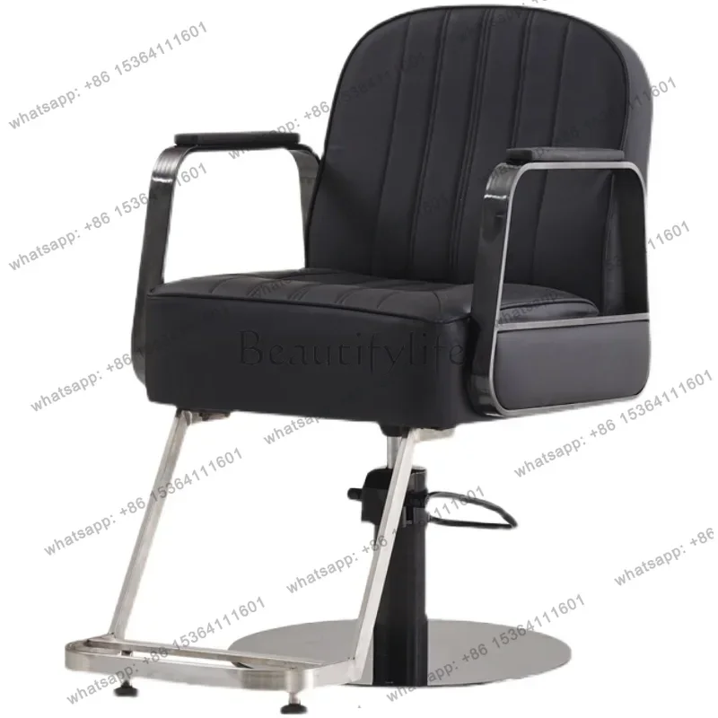 Sillas de Barbería Ergonómicas, Silla de Peluquería, Diseño de Belleza, Equipo de Salón, Sillas de Estilo Lujoso, Sillón para Barbería, Muebles de Salón