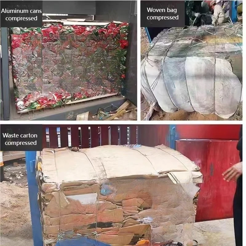 صندوق من الورق المقوى الهيدروليكي، مكبس ورق النفايات، ضاغط كرتوني، صندوق إعادة تدوير المكبس #2