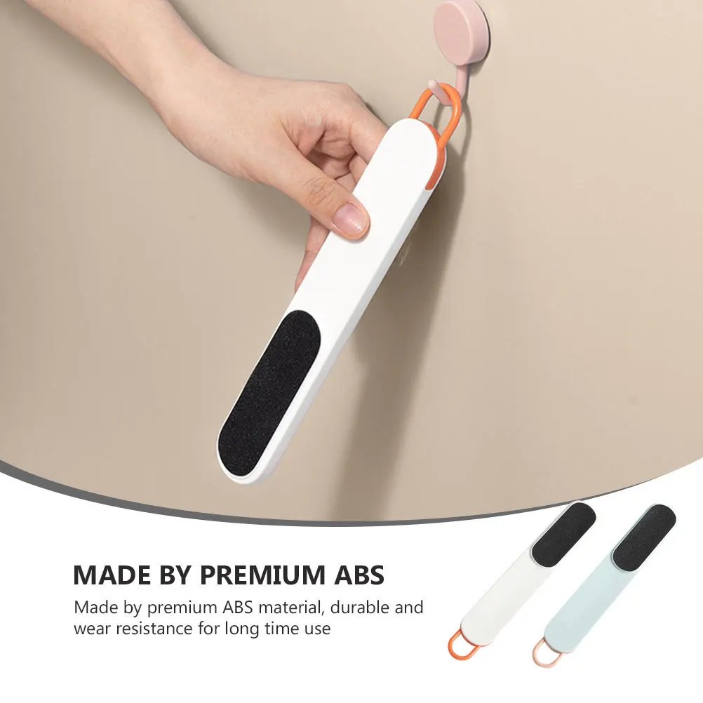 2 قطعة أدوات باديكير ملف القدم دائم ABS المواد العملي قبضة مريحة للعناية بالقدمين التقشير أداة باديكير