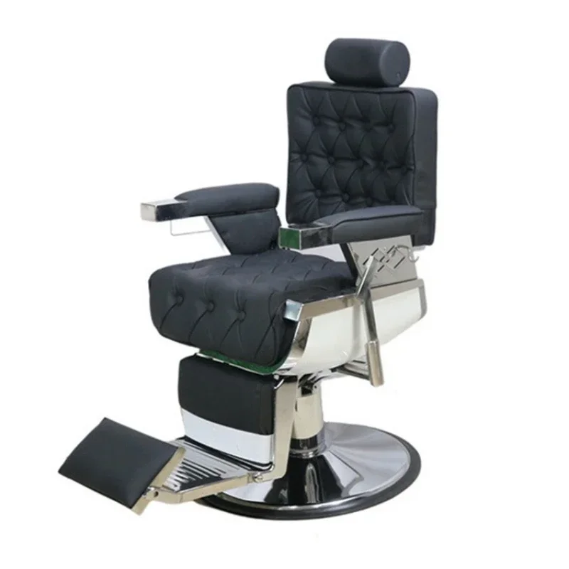 Retro vintage black frame  salon chair hair cutting heavy duty barber