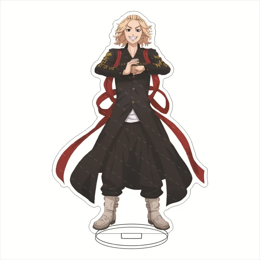 Anime Tokyo Acrylic Stand Model Figure Manjiro Ken Takemichi Hinata Atsushi Model Plate Desk Decor Standing Fans Gifts