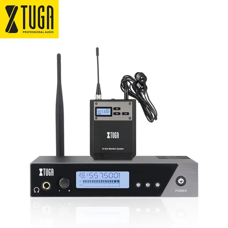 XTUGA IEM1100 Top Quality ALL Metal Single Channel Inalambricos In Ear  System For Musicians