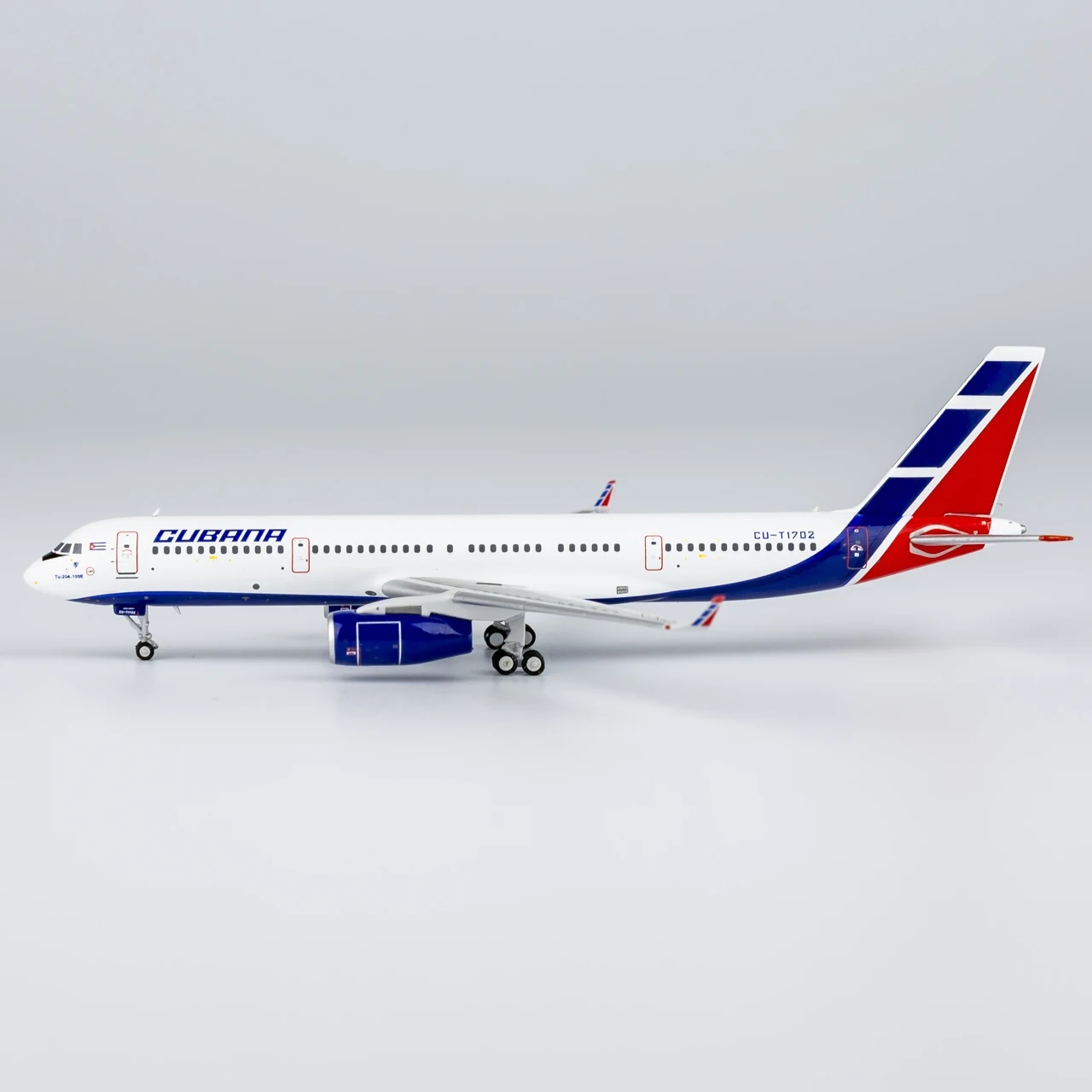 40021 Alloy Collectible Plane Gift NG Model 1:400 Cubana Airlines Tupolev TU-204-100E Diecast Aircraft Jet Model CU-T1702