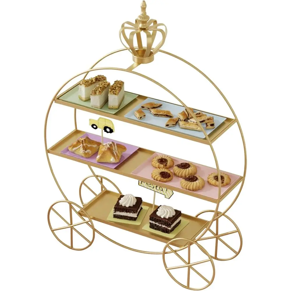 

Подставка для торта с короной, подставка для десертного стола в европейском стиле, многоуровневый поднос для сервировки, кондитерские украшения для свадьбы, рождения