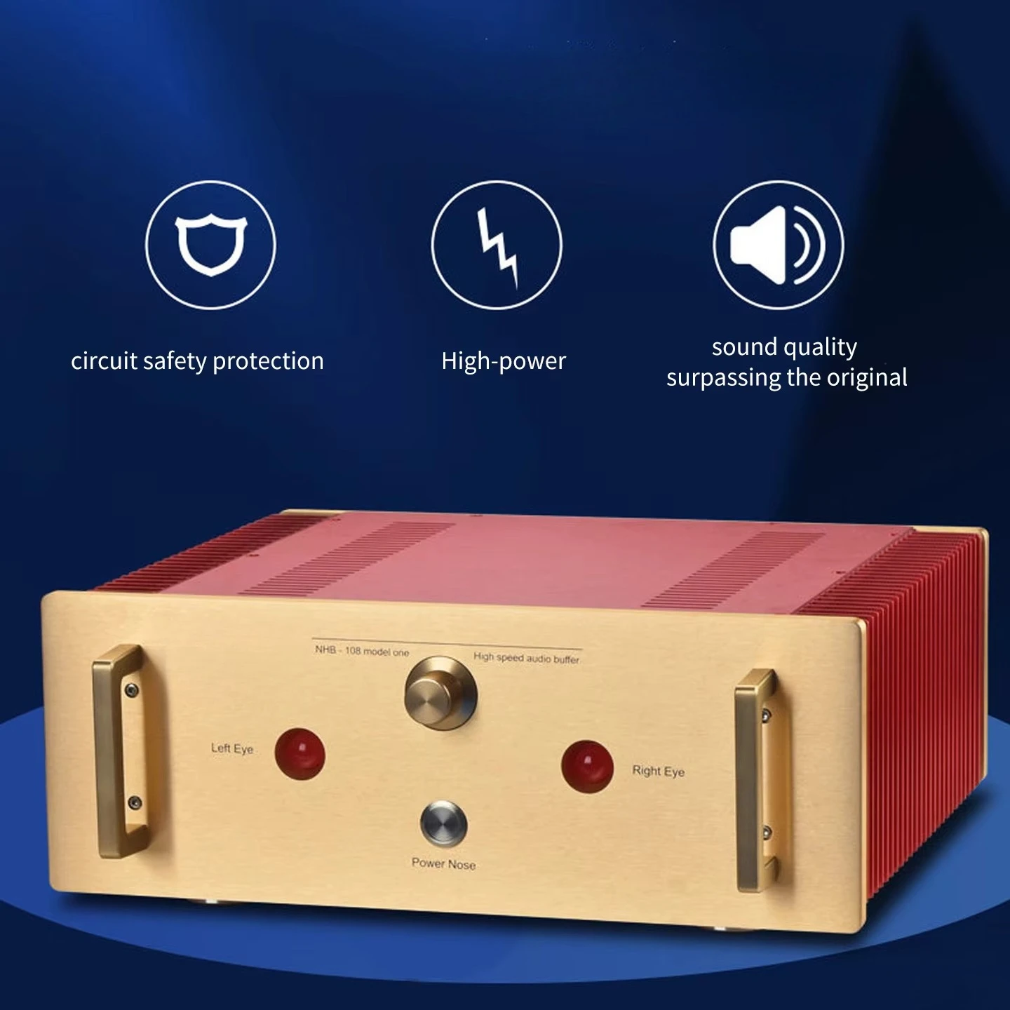 NHB-108 Class a HIFI Power Amplifier Golden NHB-108 Circuit 200W Amplifier Amp Circuit Board