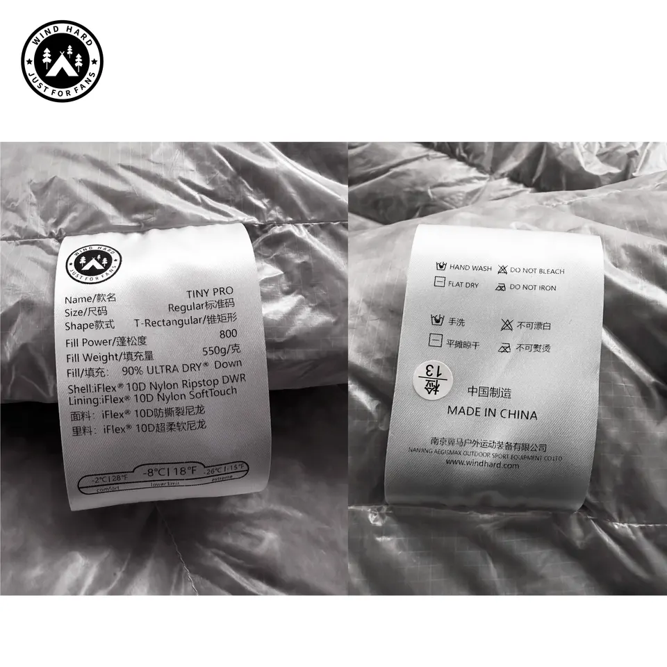Aegismax Windhard Tiny　ダウン　キルトシュラフ AEGISMAX Wind Hard Tiny Pro 10D 800FP Multifunctional Down