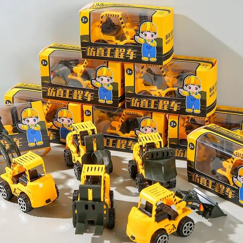 Inertial Driving Construction Truck Toy Small Excavator Plastic Dump Truck Toy Digger Vehicle For Children ABS Waterproof