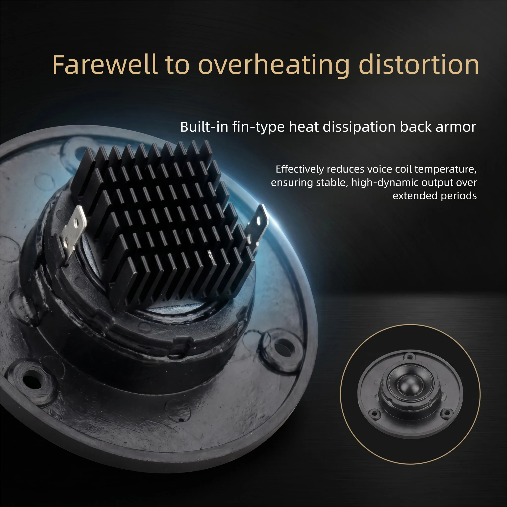 HIFIDIY LIVE 2.5~3 Inch Tweeter Speaker Unit Neodymium Silk membrane 6 OHM 30W Aluminum radiator ATreble Loudspeaker NE74A/70/66