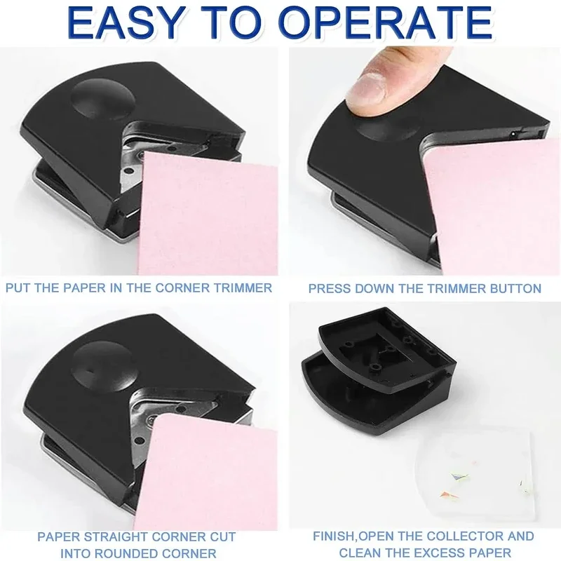 PVC-Papierschneider, Fotoecke, Schneiden und Anfasen, R4R5, Filetschneider, manuelle manuelle Reparatur, Rundschneider