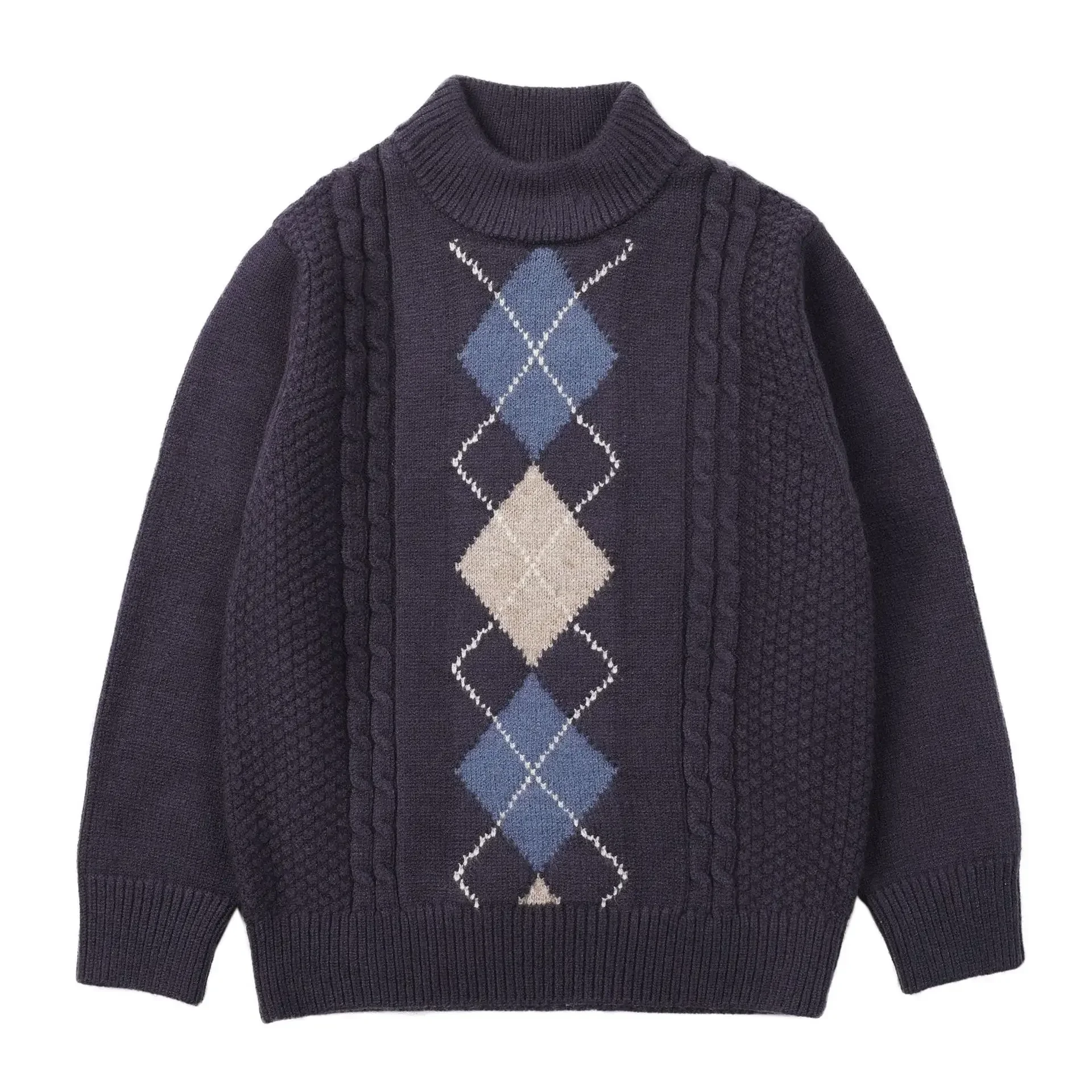 أطفال سترة موضة نمط تصميم الأطفال بلوفر مغزول البلوزات للأولاد في سن المراهقة 4 6 8 10 12 سنة الملابس 2023 جديد