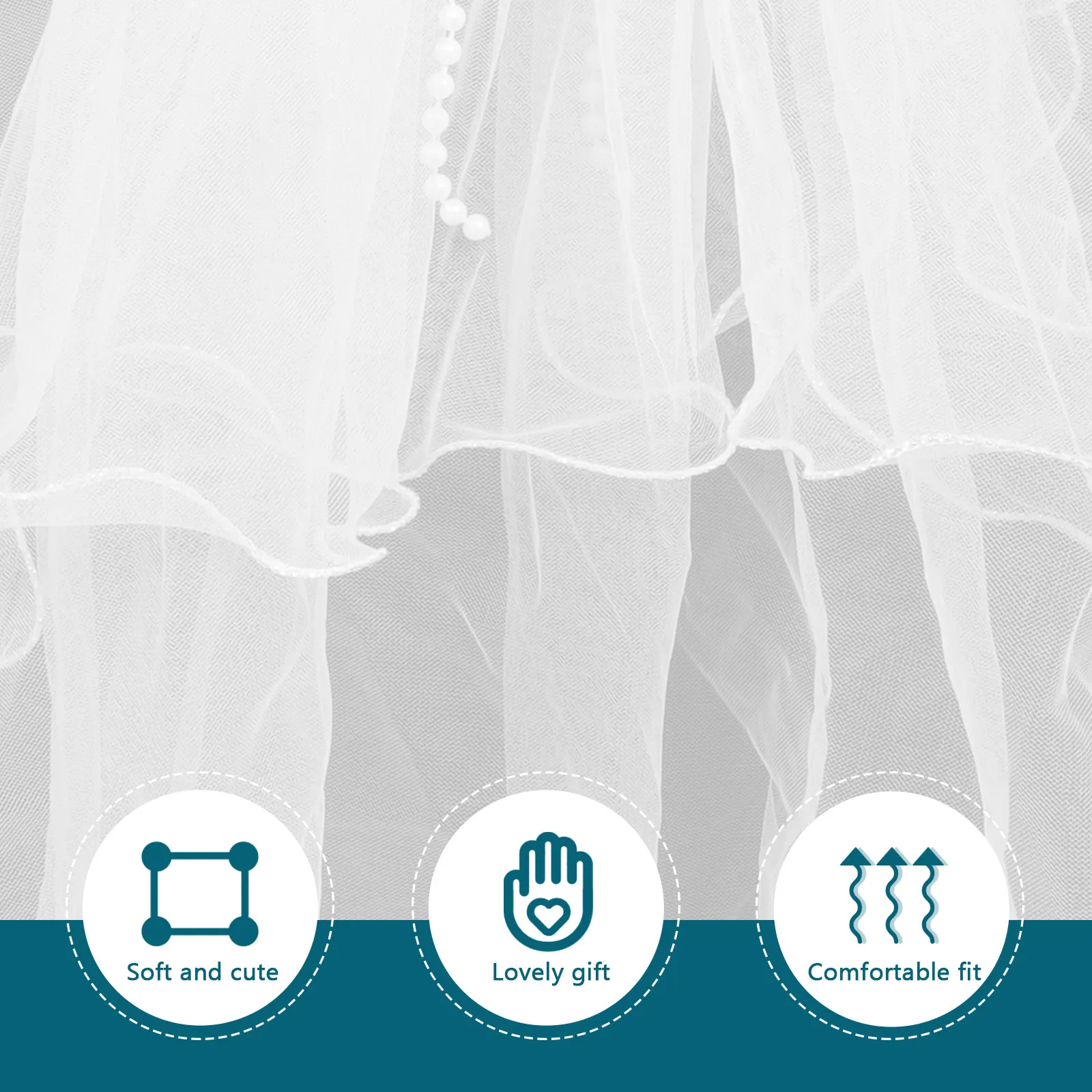 

Детская свадебная фата с бантом, мягкая милая заколка для волос для девочек, аксессуары для свадебных фотосессий, банкетов и вечеринок