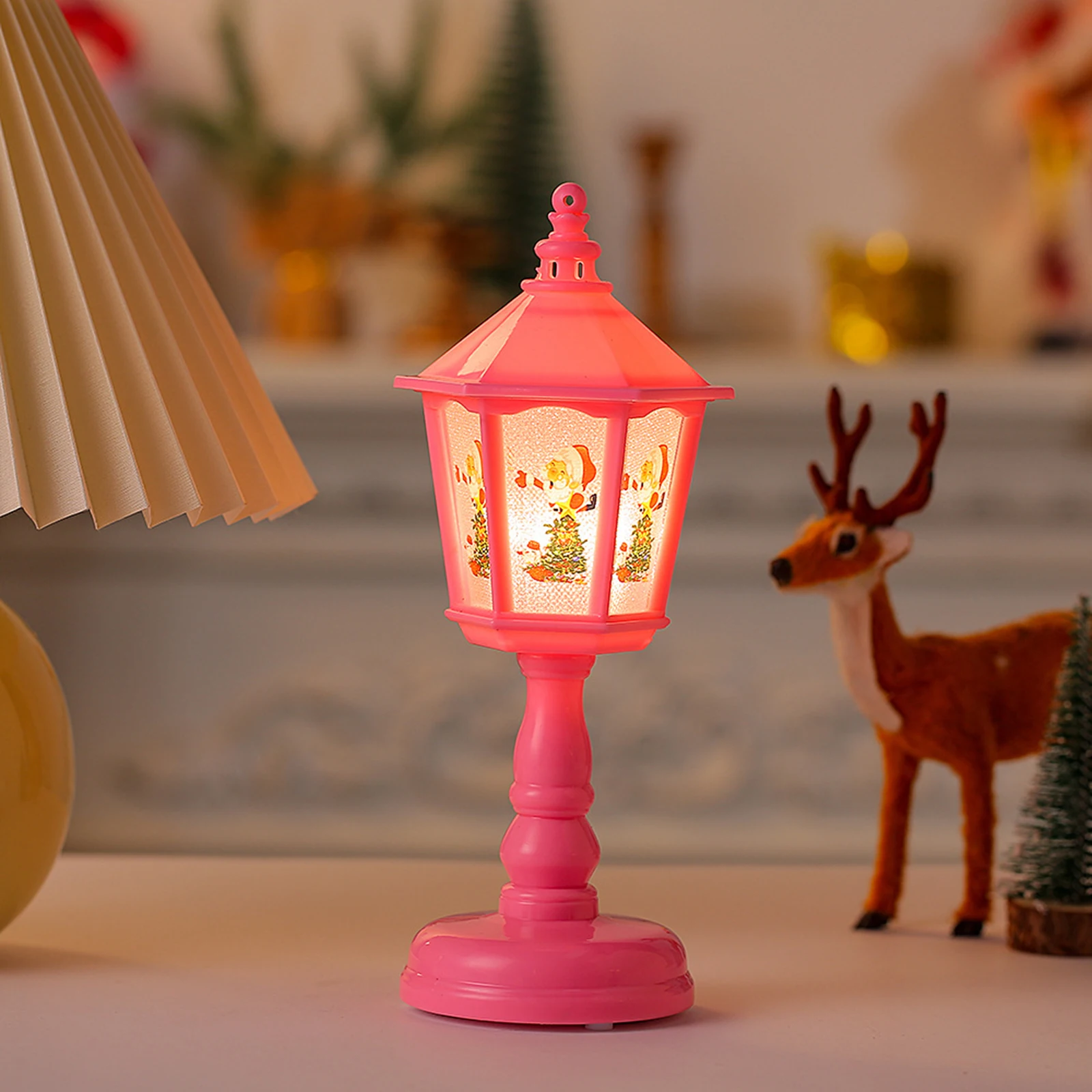 Ornamenti di natale luce notturna di natale luci a vento a LED lampada da notte ricaricabile USB lampade da comodino da tavolo portatili regali per la famiglia