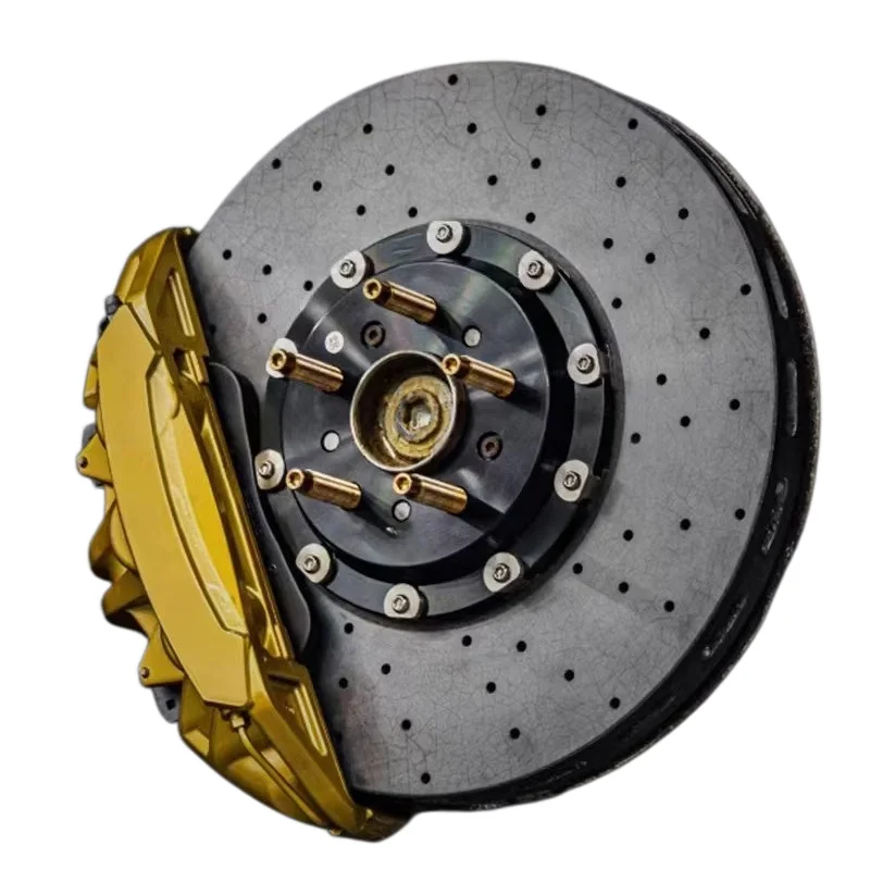 Carbon Ceramic Brake Disc Set for BMW Volkswagen Lynk&Co Mercedes Benz Audi Six Piston Calipers