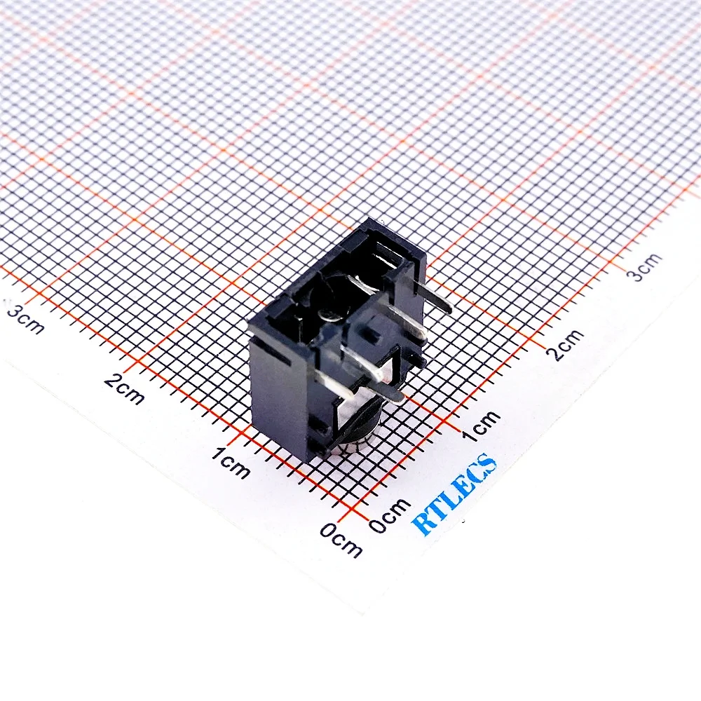 10/100 Pcs 3.5 Mm Audio Jack Connector Through Holes PCB Horizontal 2 Internal Switches Normally Closed Cross Part SJ1-3525N