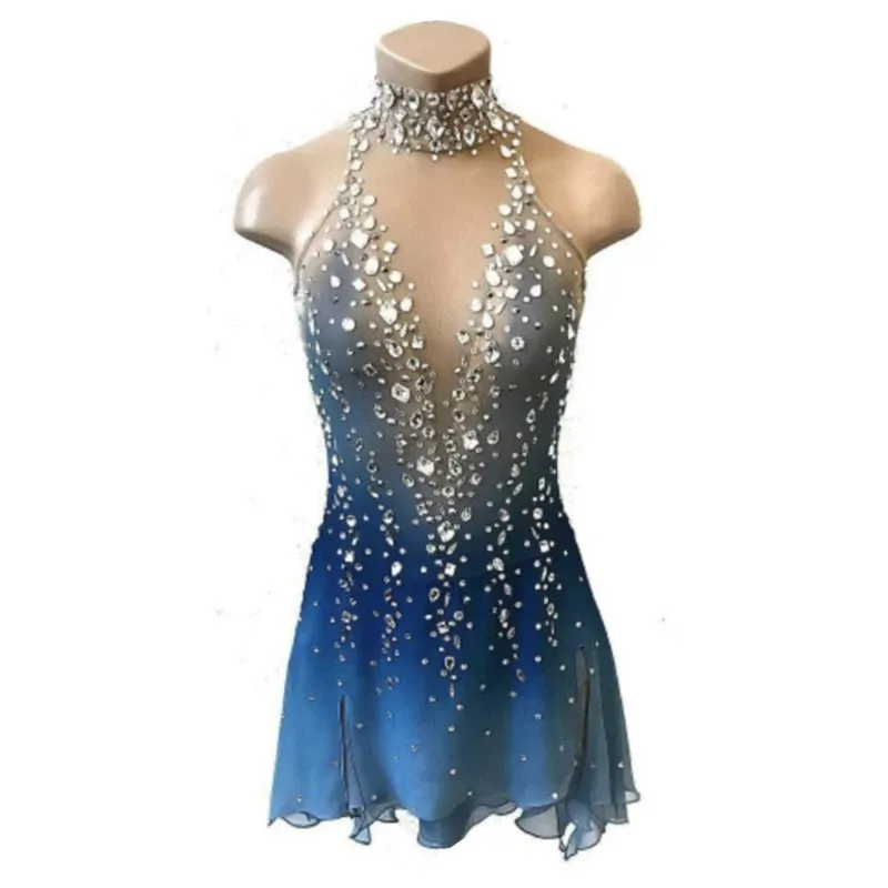 Figure Skating Dress Adults And Children Grading Performance Suits Competition Training Girls' Skirt  피겨스케이트옷 Performance Dress