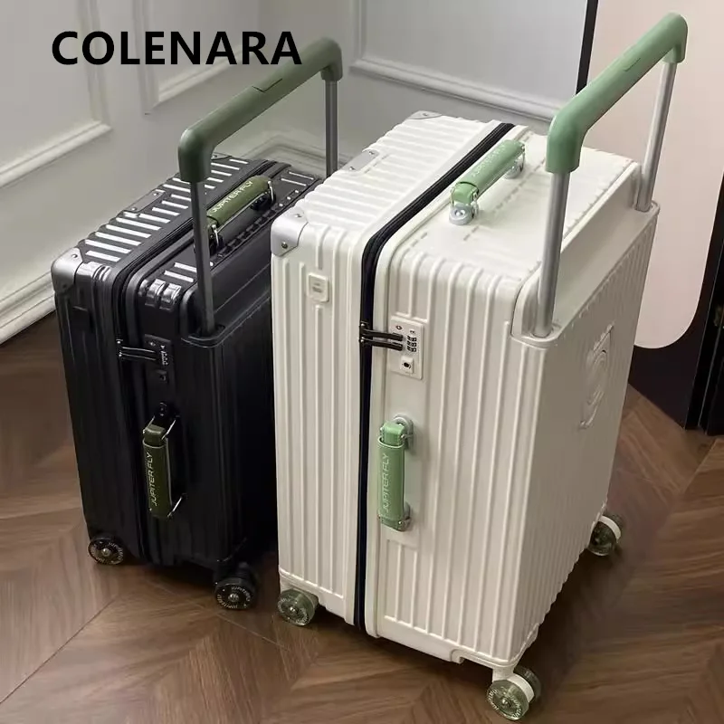 

COLENARA Large Capacity Luggage Ultra Light Boarding Case ABS+PC Trolley Case 20"22"24"26"28"30 Inch with Wheel Rolling Suitcase