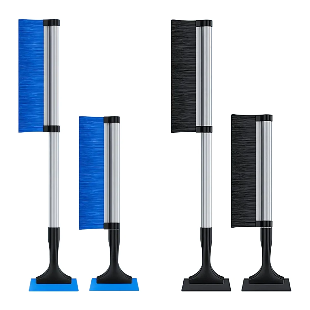 

2 in 1 Stretchable Car Oxford Snow Shovel & Car Snow Removal Brush Multifunctional Car Window Glass Ice Scraper Car Snow Cleaner