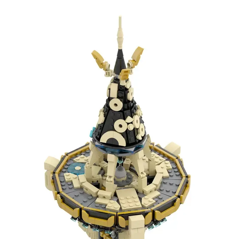 MOC Zeldaed Serie Sheikah Toren Huis Bouwstenen Model Set Game Kingdom Castle Architectuur Bricks Monteren Speelgoed Kid Geschenken
