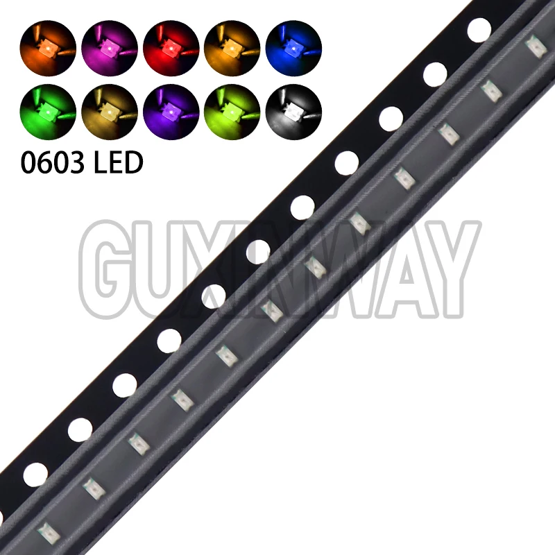 100PCS 0603 Smd Led…