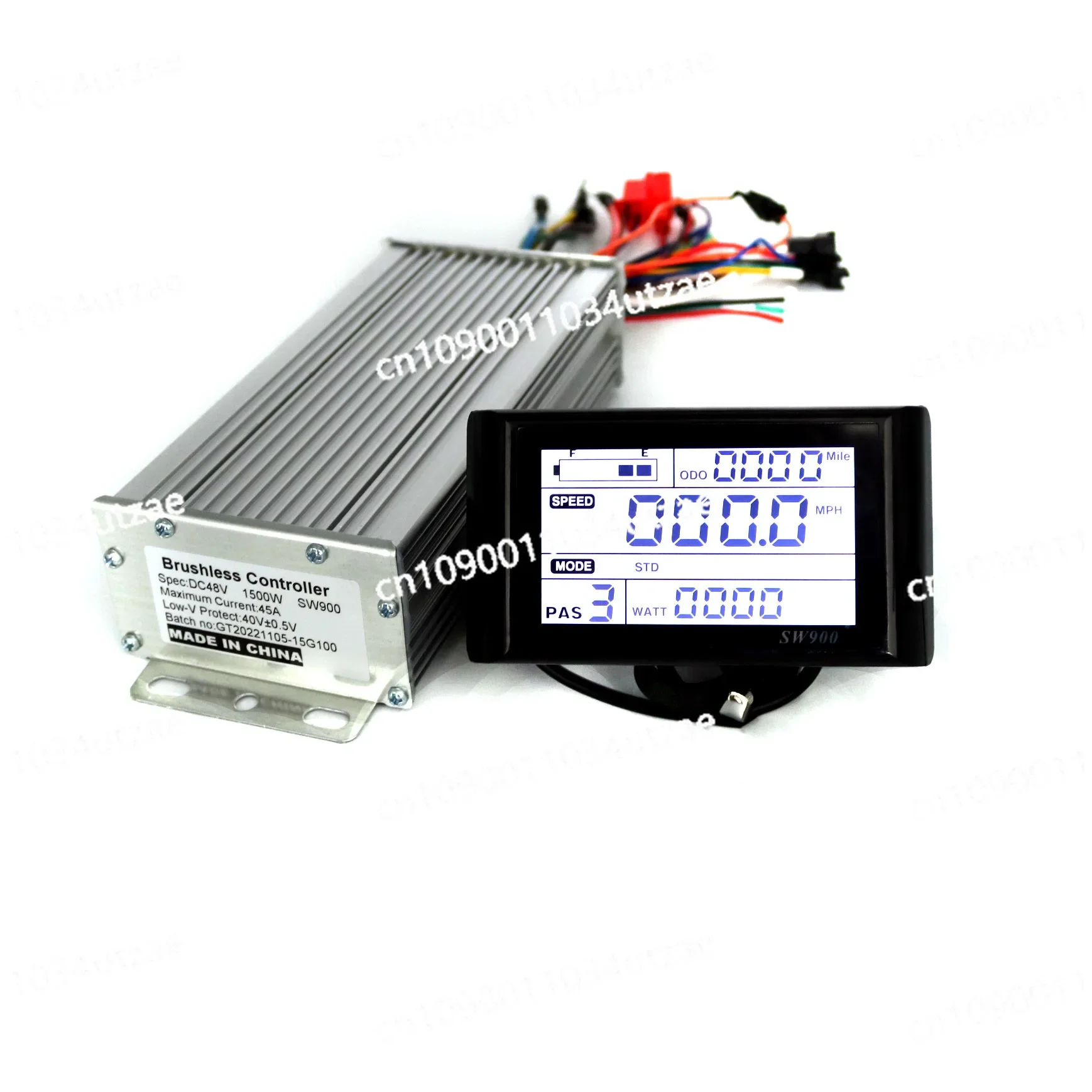 48/60V 1500W 45A Brushless DC Electric Scooter Brushless Controller SW900