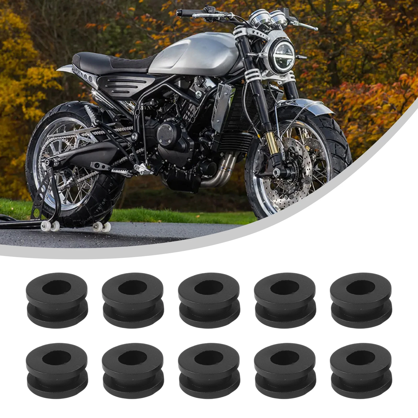 

Высокопроизводительный комплект резиновых уплотнителей для обтекателей, совместимый с мотоциклами Honda, Suzuki, Kawasaki