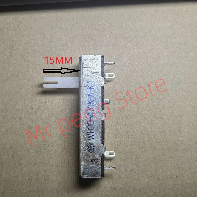 1pcs WH20-470K-A 470KA 5 cm single fader potentiometer 50MM