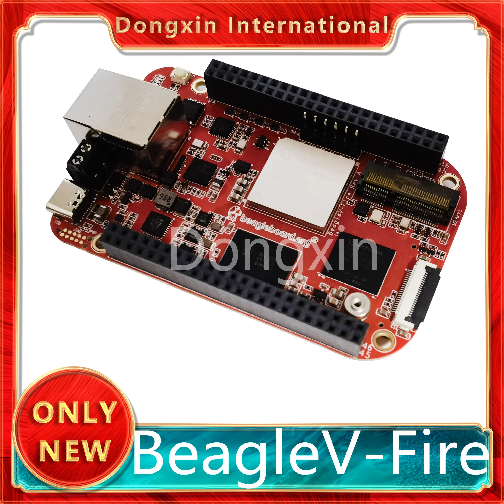 

SBC BeagleV-Fire MPFS025T-FCVG484E Microchip SoC FPGA Development Board