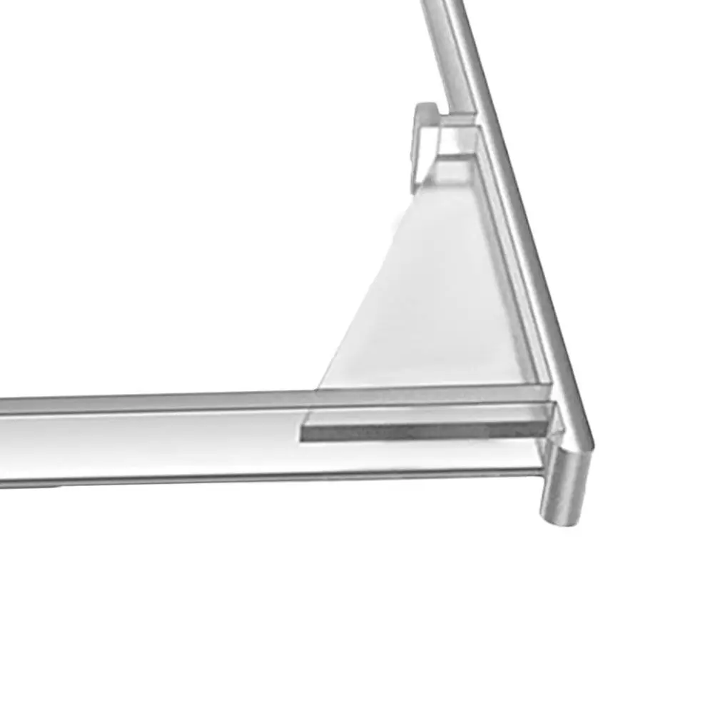 8Pcs Clear Valance Clips Plastic Curtain Positioning Clips Vertical Blind Hidden Bracket Replacement Outside Mount Window Blind