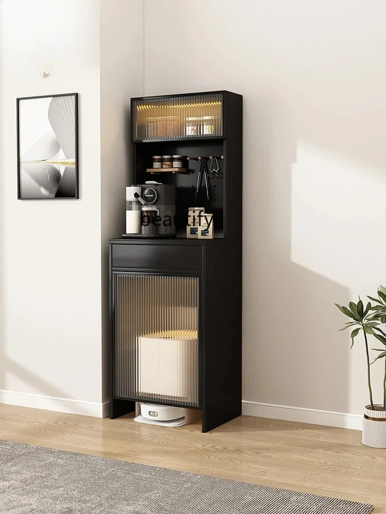 

Solid Wood Sweeping Robot Storage Cabinet Partner Storage Cabinet Housekeeping Cabinet Storage Organizer Boycase Movable