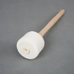 Drum Mallet Length 34cm Wool Felt Drum Stick Felt Head Percussion Mallet Timpani Mallet for Drums Snare Drum Stage Performance