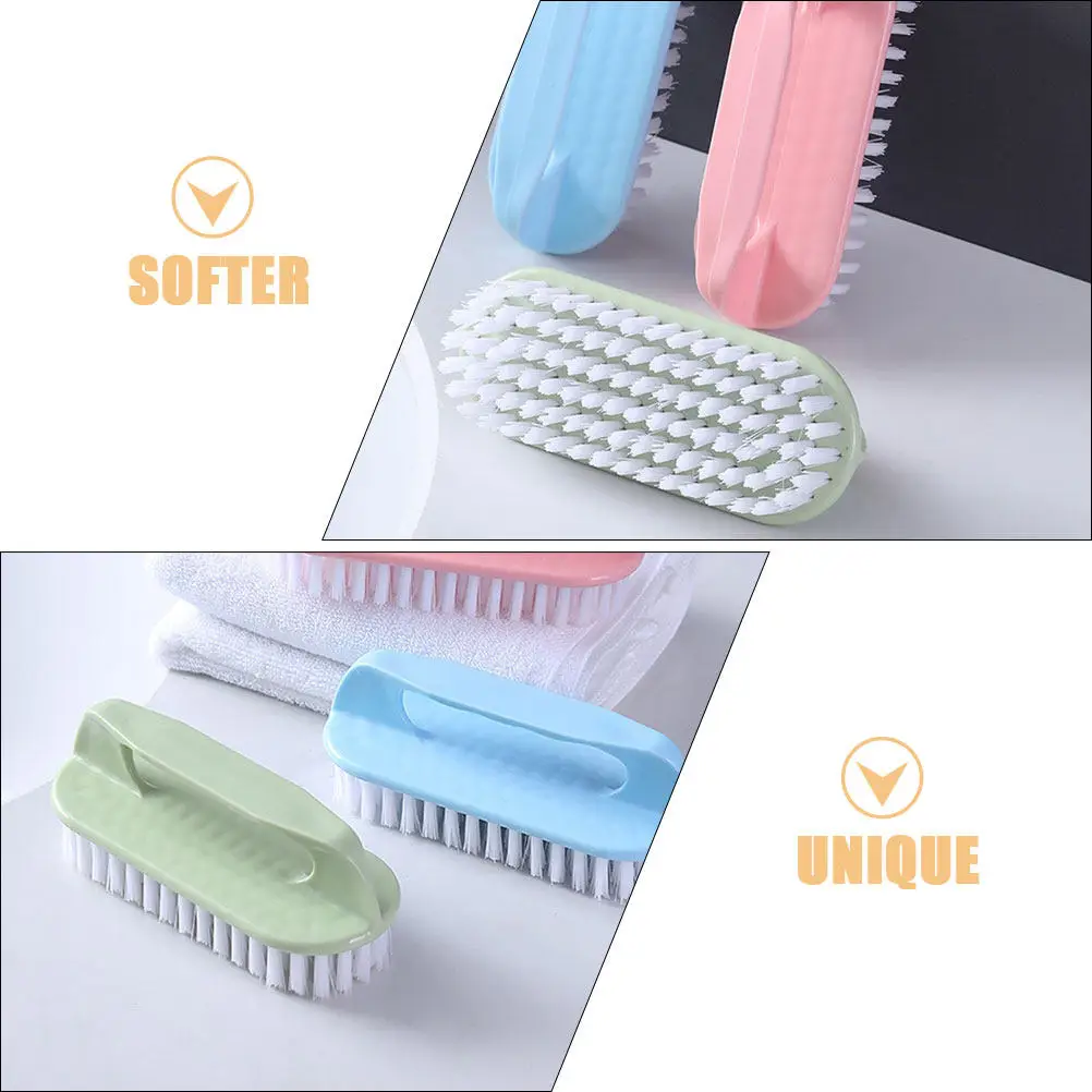 3 Pcs Decking Scrubbing Brush for Cleaning Brushes Household Clothes and Shoes Laundry