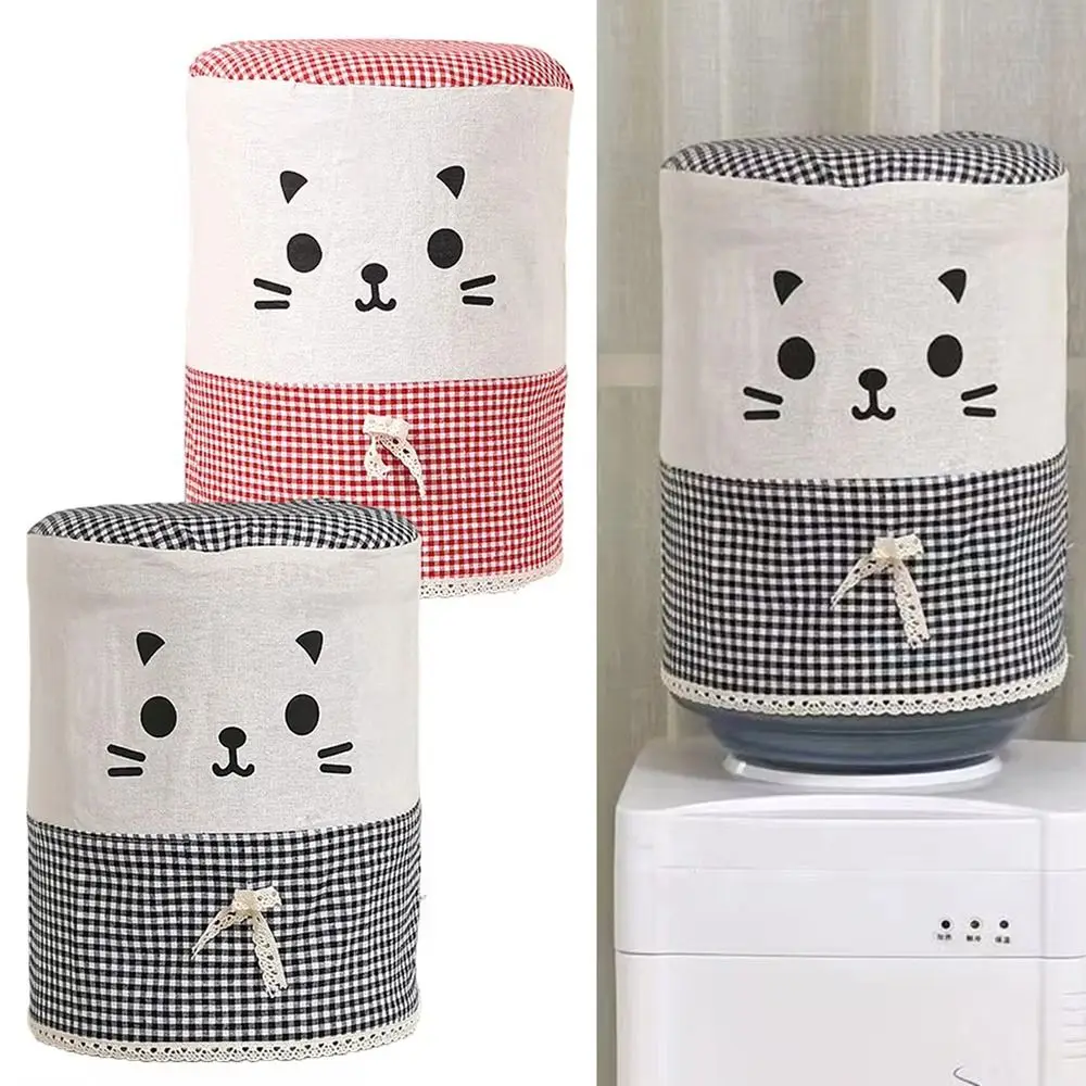1Pcs New Cat Pattern Water Dispenser Cover Dustproof Reusable Bucket Sleeve Universal Upper Opening Barrel Dust Cover