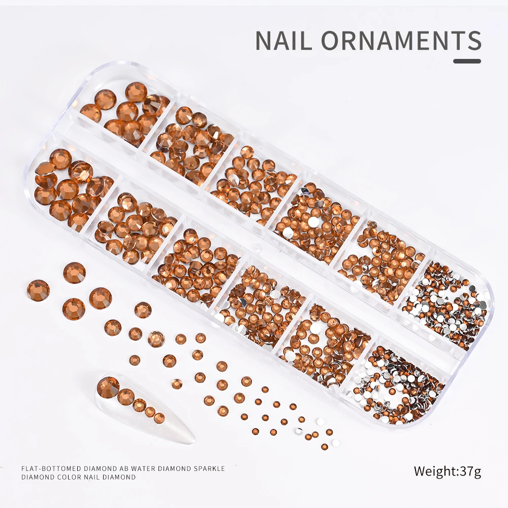 1000+ szt. Walentynkowe czerwone luksusowe cyrkonie do zdobienia paznokci SS4-SS16 okrągłe czerwone błyszczące diamenty do paznokci z aplikatorem do manicure, kryształki