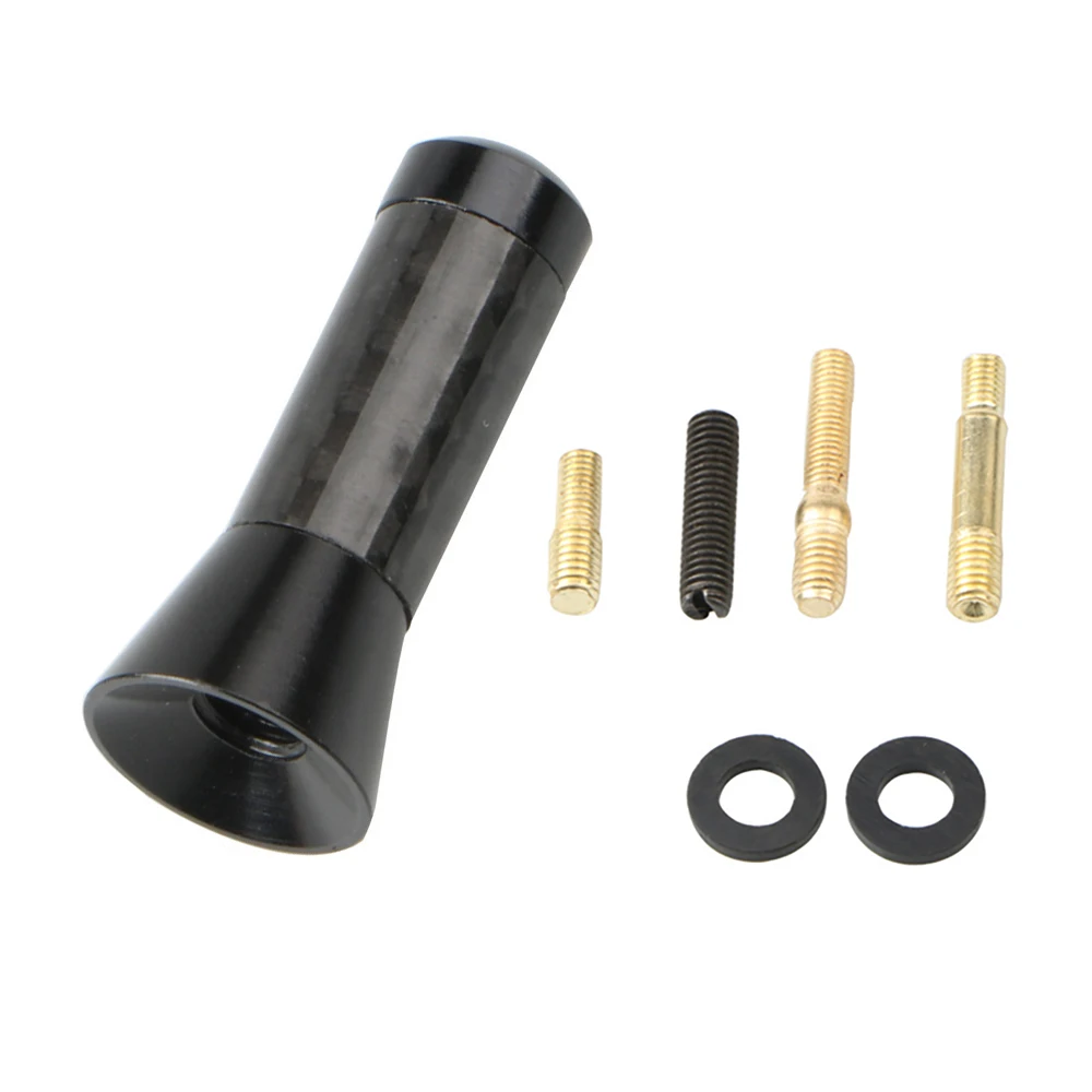 

Brand New Carbon Fiber Screw Metal Short Stubby Mast Antenna Car Styling Roof Antenna Enhanced Signal