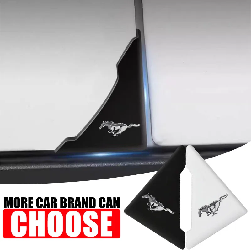 For Ford Mustang Universal Big Size Shelby GT 2015-2022 Car Door Guard Edge Corner Protector Sticker Emblem Car Accessories