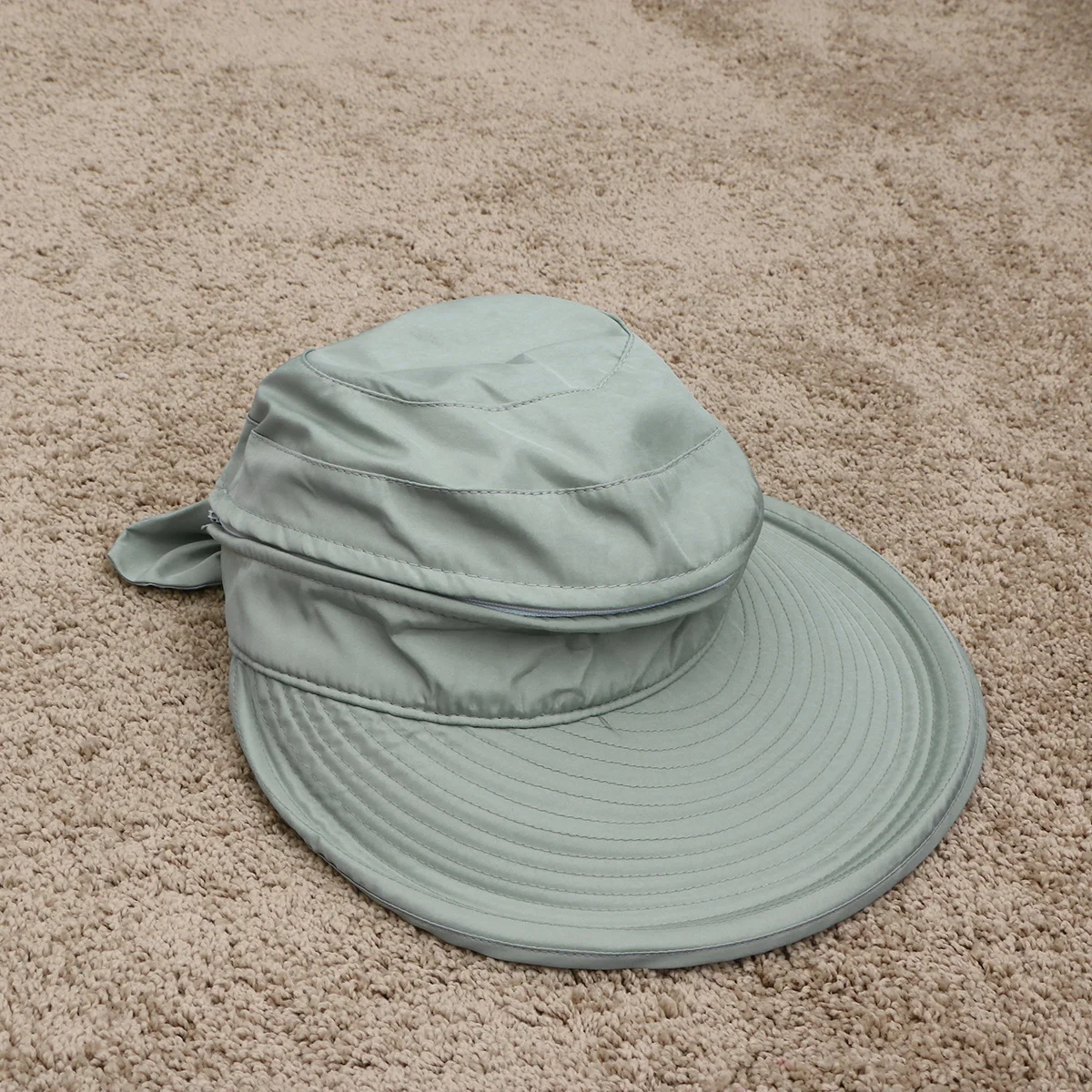 

2-Style Foldable Sun Hat Wide Brim Adjustable Visor Caps Bowknot Uv Protection Foldable Outdoor Beach