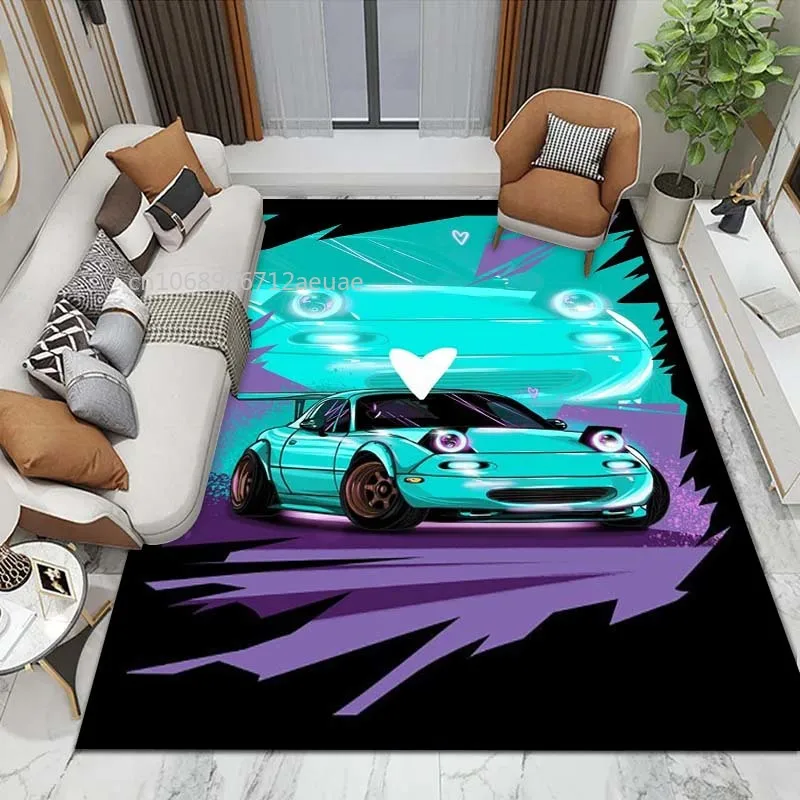 Miata MX-5 NA Rug Living Room Kids Bedroom Sofa Kitchen Doormat Decor Japanese Art Non-slip Floor Mat